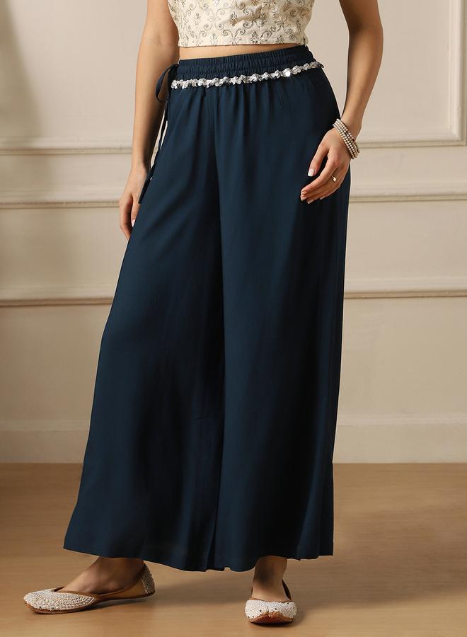 globus Women Wide Leg Palazzo Pants - Image 2